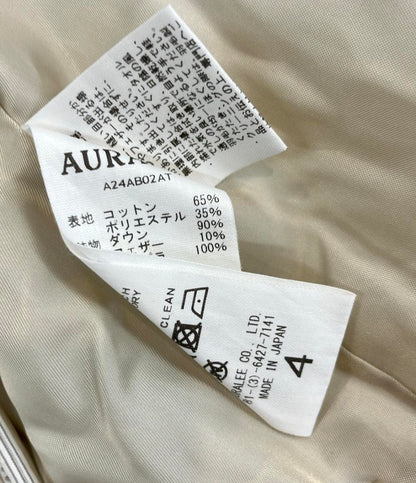 AURALEE TEKLA ダウンジャケット Snow Stripes タグ付き トラッド＆ベーシック STRIPE DOWN JACKET A24AB02AT メンズ SIZE 4 (M) オーラリー テクラ