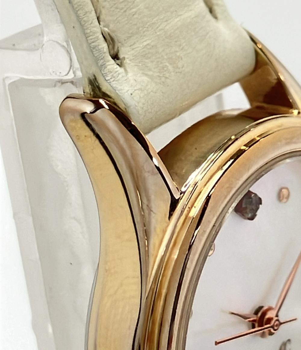 canal4℃ 腕時計 クオーツ シェル レディース カナルヨンドシー