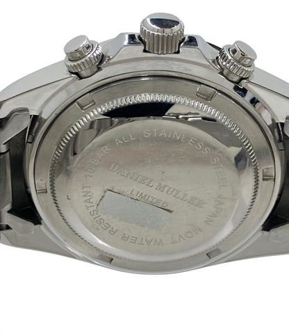 DANIEL MULLER 腕時計 クオーツ ブラック DM-2003 メンズ ダニエル・ミューラー