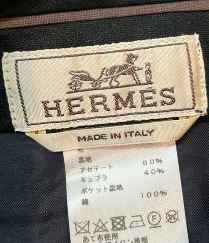 HERMES スラックスパンツ ウール 745205H372 レディース SIZE 40 (M) エルメス
