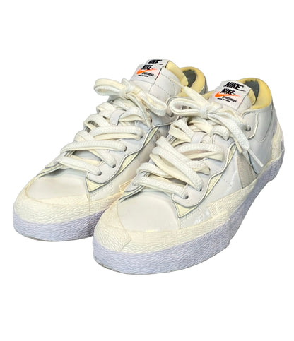 NIKE Sacai ローカットスニーカー Blazer Low White Patent Leather DM6443-100 メンズ SIZE 26.5 ナイキ サカイ