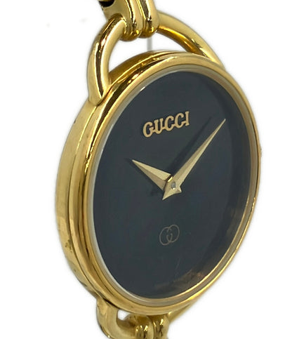 GUCCI 腕時計 クオーツ ブラック 6000L レディース グッチ