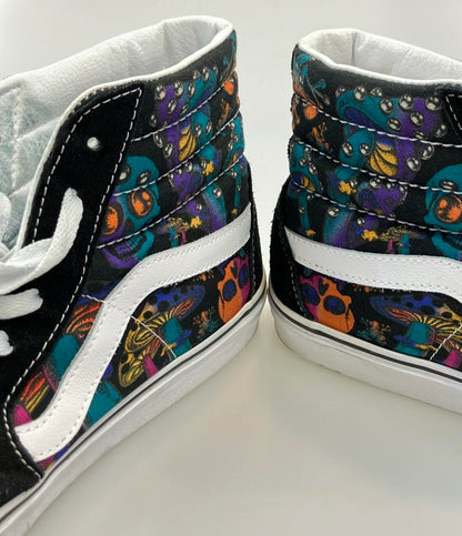 VANS ハイカットスニーカー ドクロ キノコ TRIPPY DRIP BLACK MULTI メンズ SIZE 28.0 (XL) バンズ