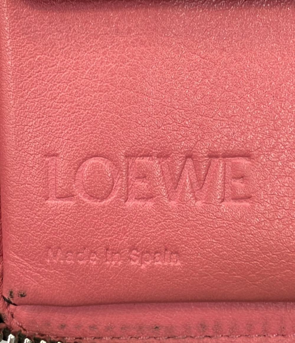 ロエベ ラウンドファスナー二つ折り財布 レディース LOEWE