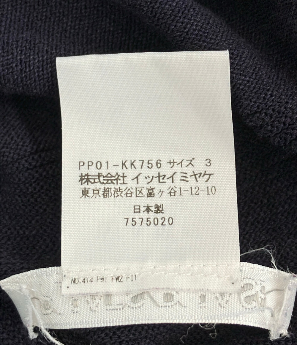 PLEATS PLEASE 長袖 ニット レディース SIZE 3 プリーツプリーズ