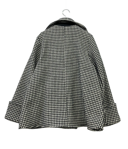 Her lip to ピーコート 千鳥格子柄 Proust Wool-Blend Melton Coat 1243307044 レディース SIZE S ハーリップトゥ