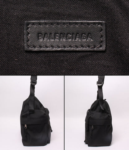 美品 BALENCIAGA ショルダーバッグ 斜め掛け 肩掛け Explorer マルチポケット ウィークエンダー ミディアム メンズ レディース バレンシアガ
