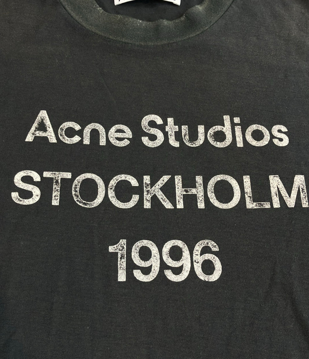 Acne Studios スプレー仕上げ1996ロゴTシャツ ダメージ加工 FN-UX-TSHI000016 メンズ レディース SIZE XXS アクネ ストゥディオズ
