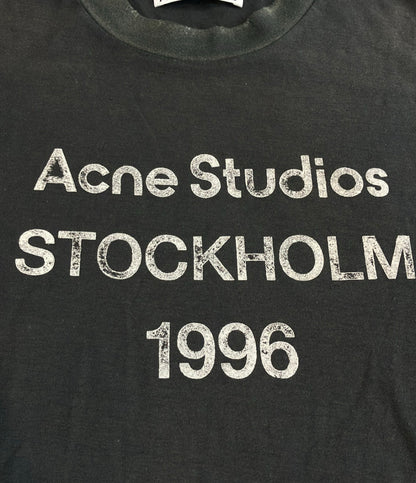 Acne Studios スプレー仕上げ1996ロゴTシャツ ダメージ加工 FN-UX-TSHI000016 メンズ レディース SIZE XXS アクネ ストゥディオズ