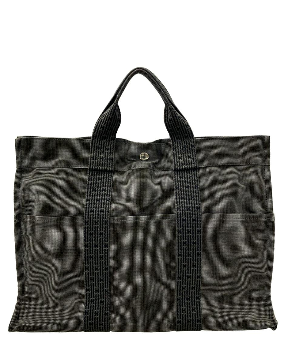訳あり HERMES トートバッグ ハンドバッグ エールラインMM メンズ