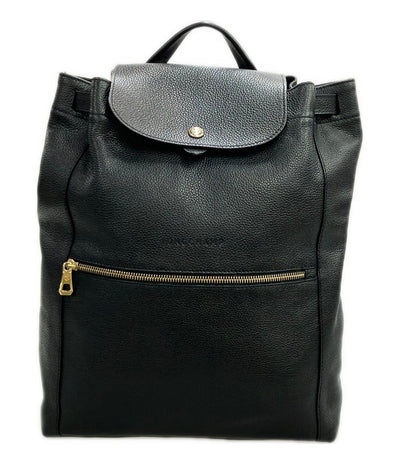 Longchamp リュック レザー ル・フローネ ノワール レディース ロンシャン