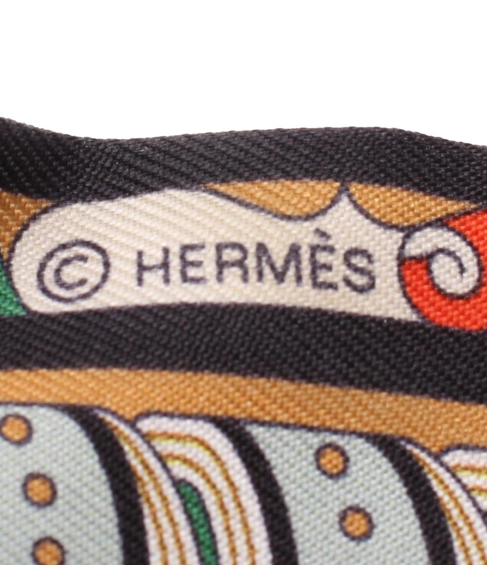 美品 エルメス ツイリー スカーフ シルク100% ハーネスの薔薇窓 レディース HERMES