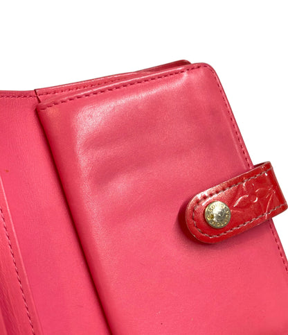 LOUIS VUITTON 二つ折り財布 がま口 ポルトフォイユ ヴィエノワ ヴェルニ M9141F レディース ルイ・ヴィトン