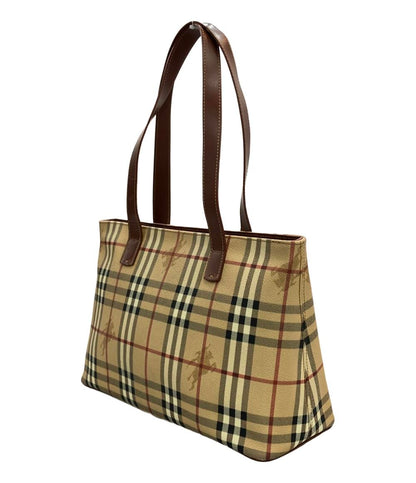 バーバリーロンドン トートバッグ ノバチェック柄 ホースマーク レディース BURBERRY LONDON