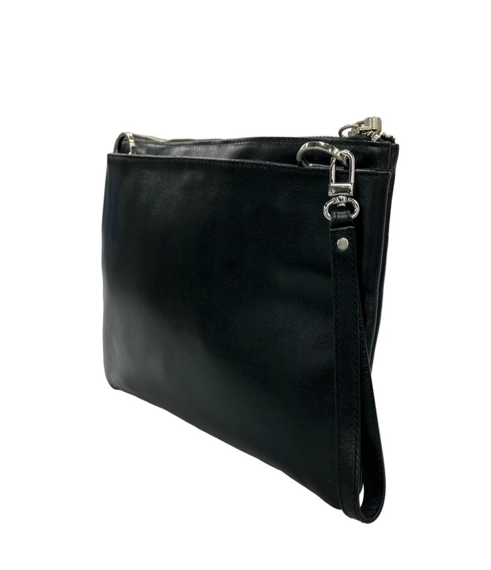 美品 TAKEO KIKUCHI ショルダーバッグ 斜め掛け レザー メンズ タケオキクチ