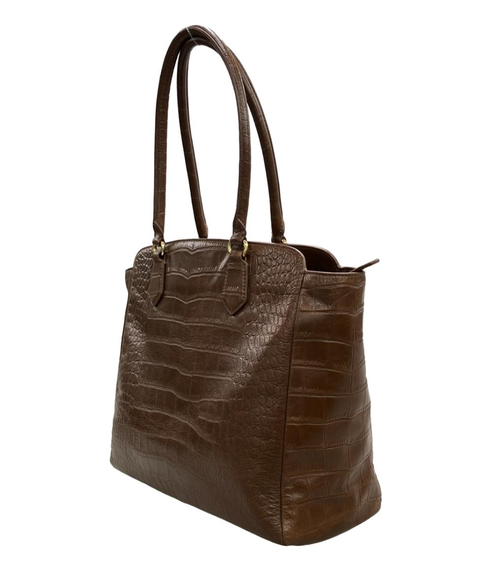 コールハーン トートバッグ クロコ型押し レザー レディース COLE HAAN