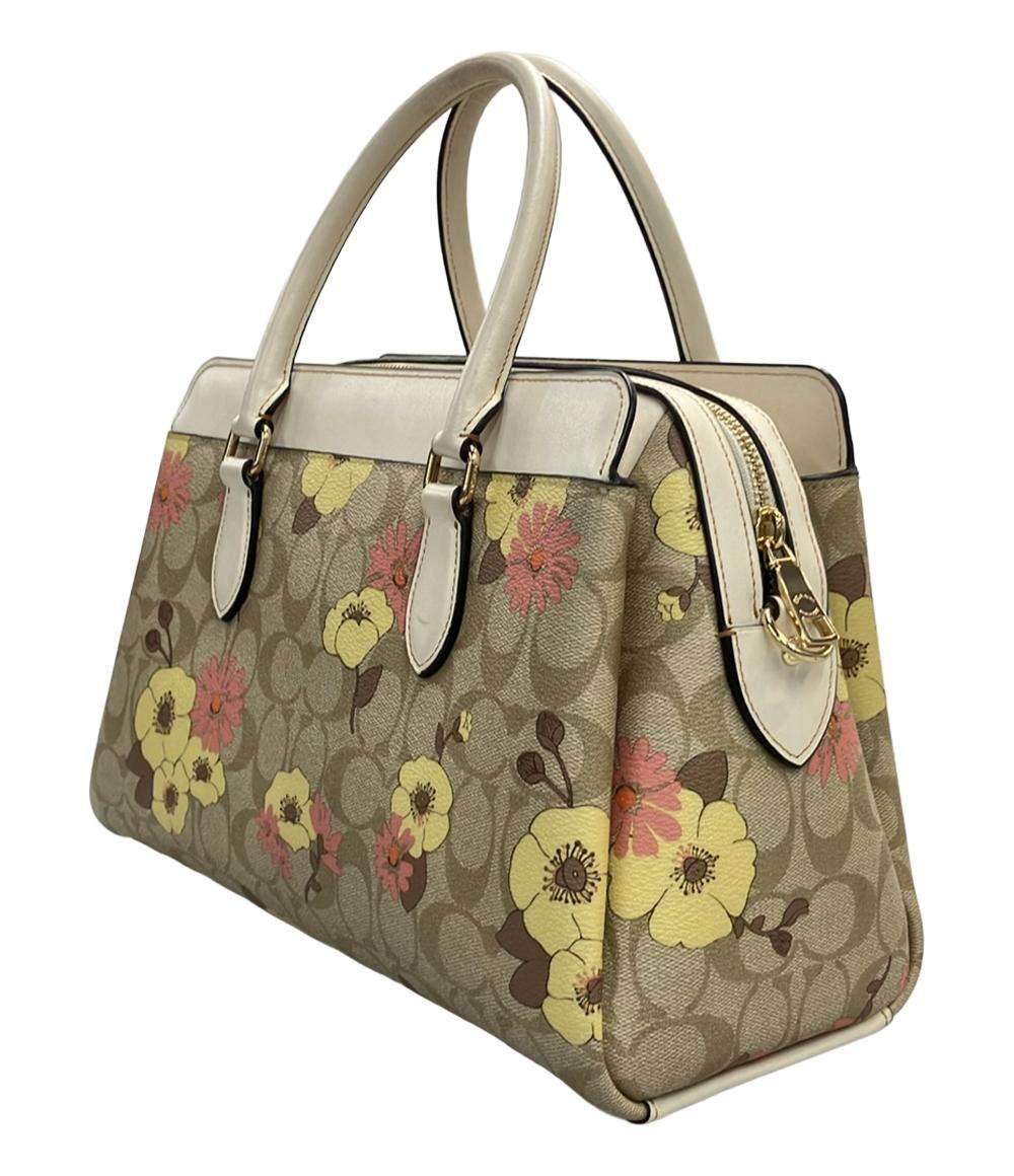 コーチ ハンドバッグ ショルダーバッグ 2WAY キャンバス フローラル クラスター プリント ダーシー キャリーオール シグネチャー CH345 レディース