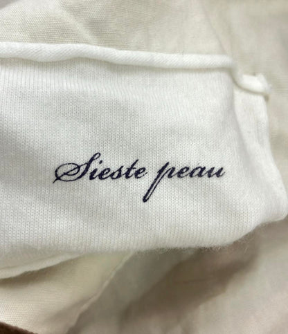 シエスタポー ハンドバッグ 紐付き タオル地 レディース Sieste Peau