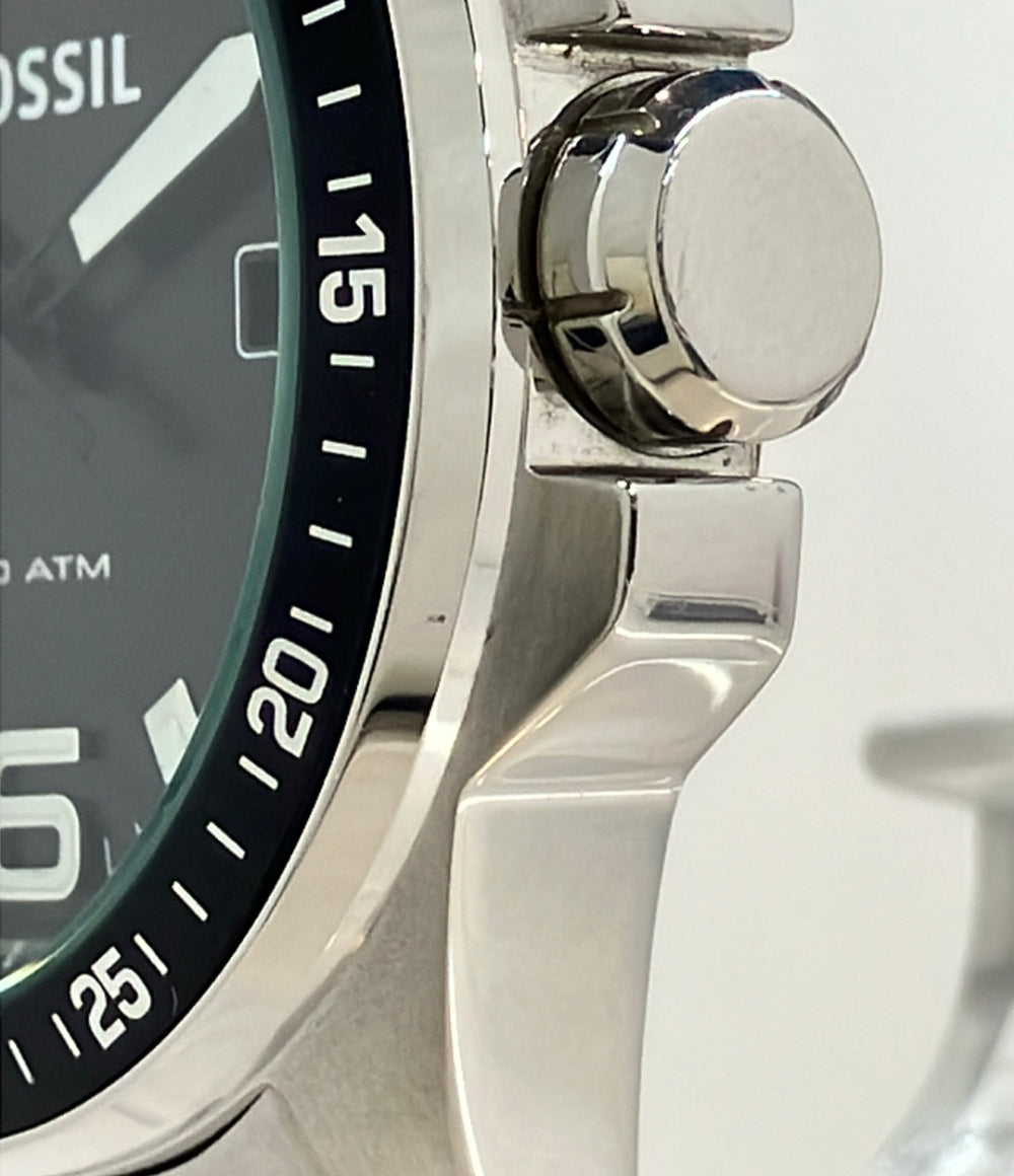 FOSSIL 腕時計 クオーツ ブラック AM-4360 メンズ フォッシル