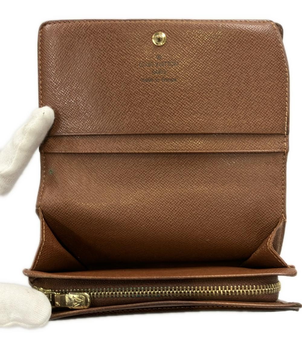 ルイヴィトン 二つ折り財布 ポルトモネビエ トレゾール モノグラム M61730 レディース LOUIS VUITTON – Rehello by  BOOKOFF