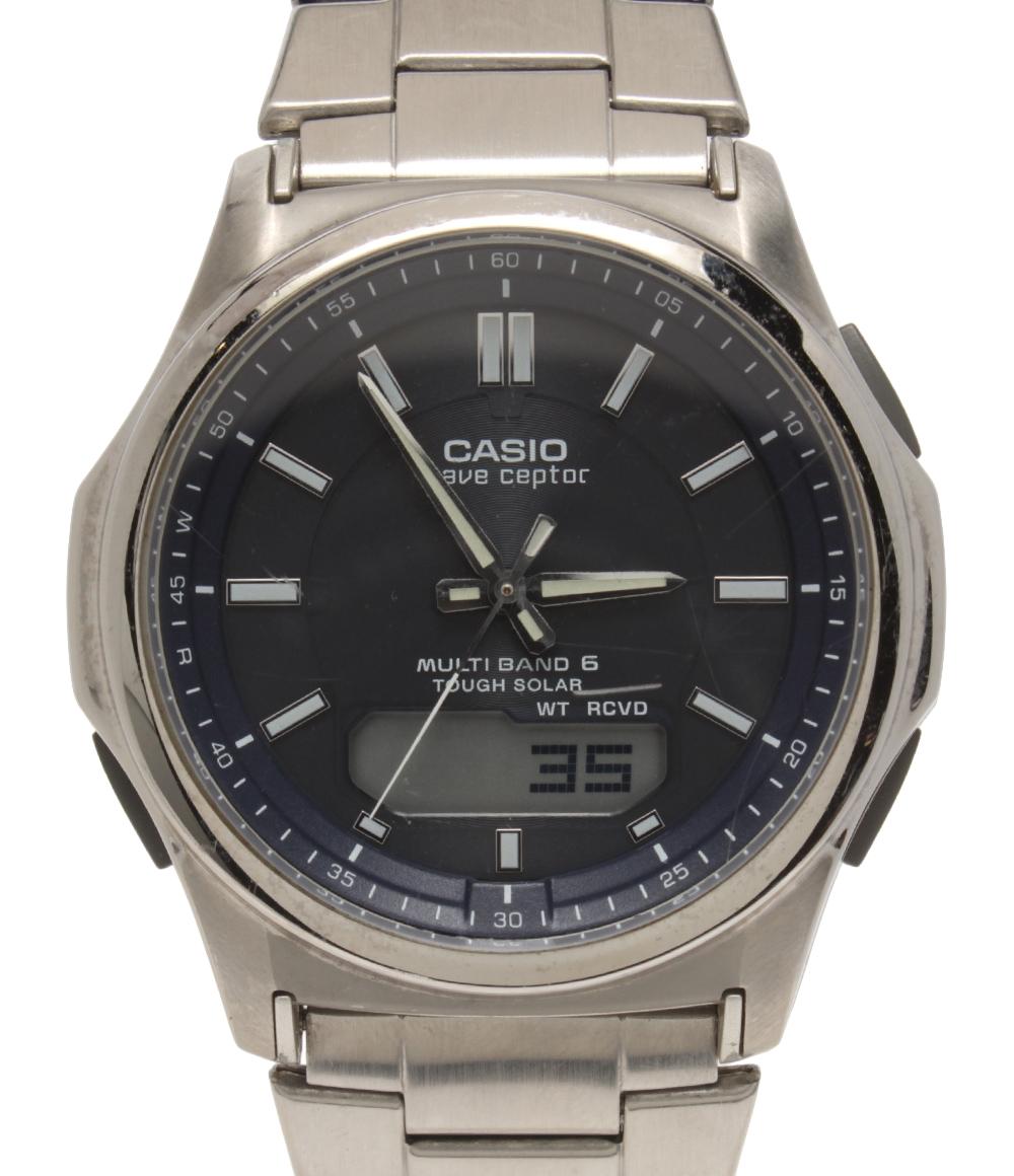カシオ 腕時計 ウェーブセプター ソーラー ブラック WVA-M630D-1AJF メンズ CASIO
