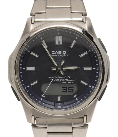カシオ 腕時計 ウェーブセプター ソーラー ブラック WVA-M630D-1AJF メンズ CASIO
