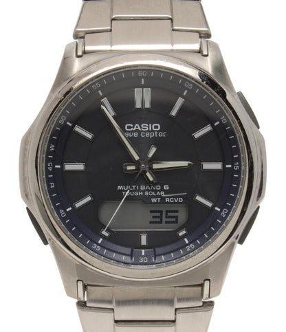 カシオ 腕時計 ウェーブセプター ソーラー ブラック WVA-M630D-1AJF メンズ CASIO