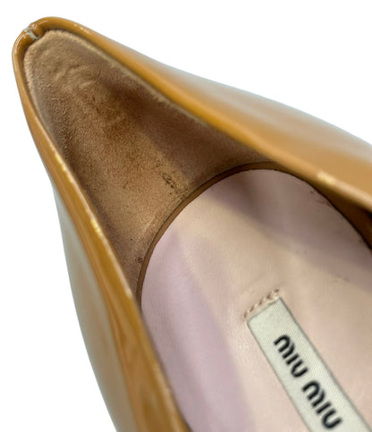 Miu Miu ポインテッドトゥエナメルパンプス レディース SIZE 36 (23cm) ミュウ ミュウ