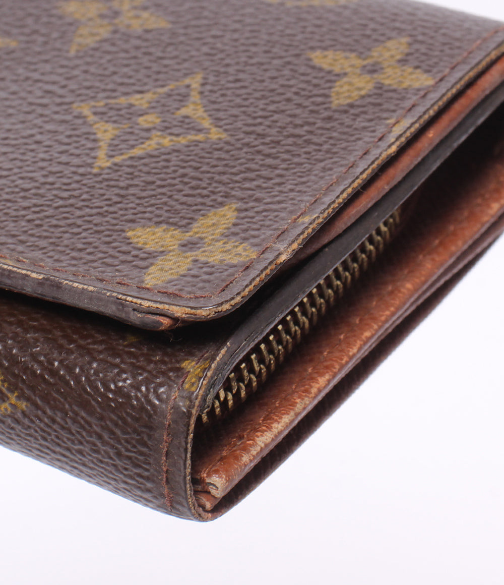 LOUIS VUITTON 二つ折り財布 ポルト モネ ビエ トレゾール モノグラム M61730 レディース ルイ・ヴィトン