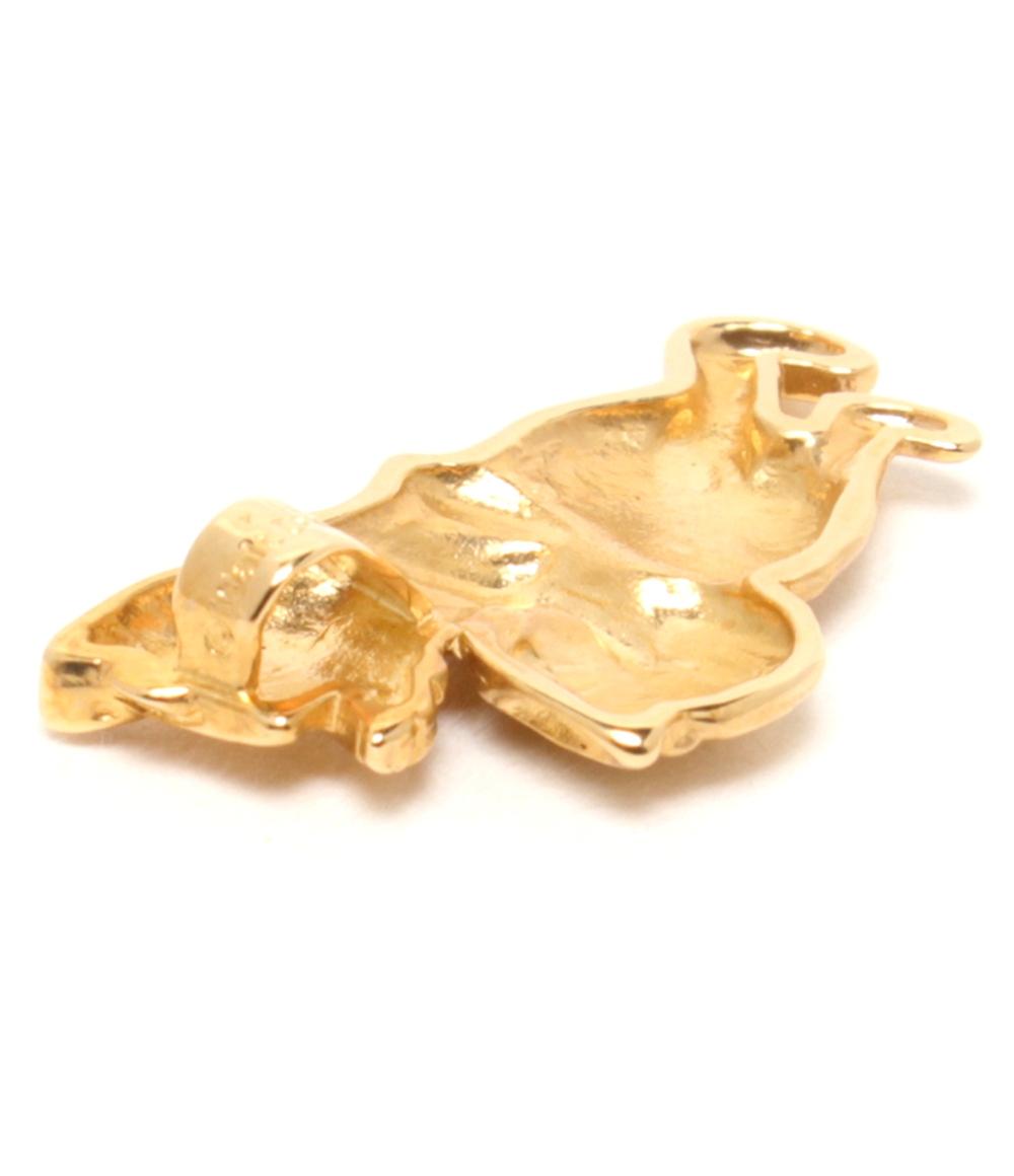 美品 Disney ペンダントトップ K18 くまのプーさん レディース ディズニー