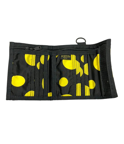 美品 PORTER YAYOI KUSUMA 三つ折り財布 メンズ ポーター 草間彌生