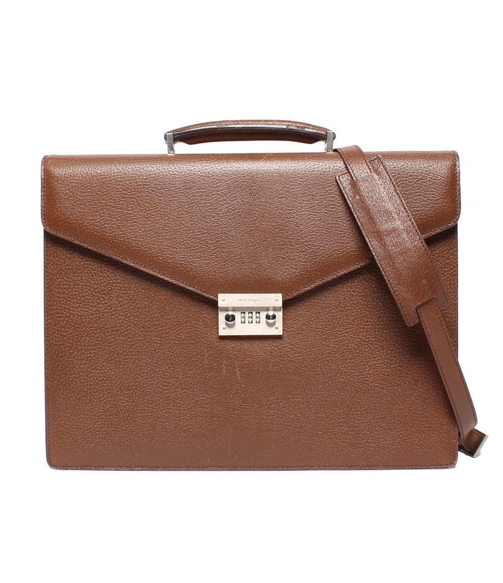 サルヴァトーレフェラガモ ビジネスバッグ ブリーフケース メンズ Salvatore Ferragamo