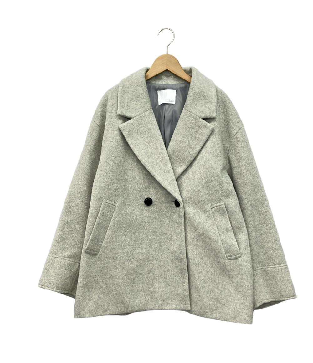 美品 コラージュ コート ショート丈 レディース SIZE F (M) COLLAGE