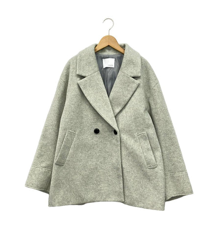 美品 コラージュ コート ショート丈 レディース SIZE F (M) COLLAGE