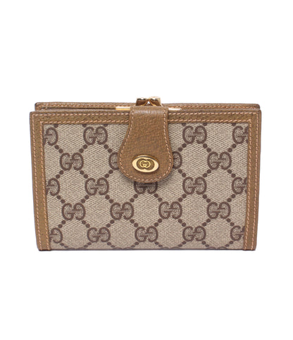 GUCCI 二つ折り財布 がま口 GGスプリーム 035 906 8683 レディース メンズ グッチ