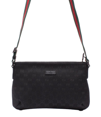 美品 グッチ ショルダーバッグ 斜め掛け GGｷｬﾝﾊﾞｽ 189749 001998 レディース GUCCI