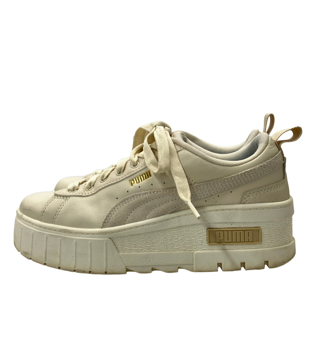 PUMA ローカット厚底スニーカー メイズ ウェッジ パステル 388566-05 レディース SIZE 24.0 プーマ