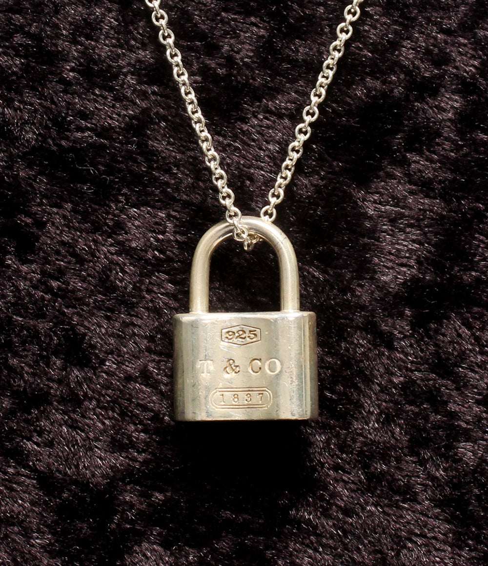 Tiffany & Co. ネックレス SV925 1837 パドロック レディース ティファニー