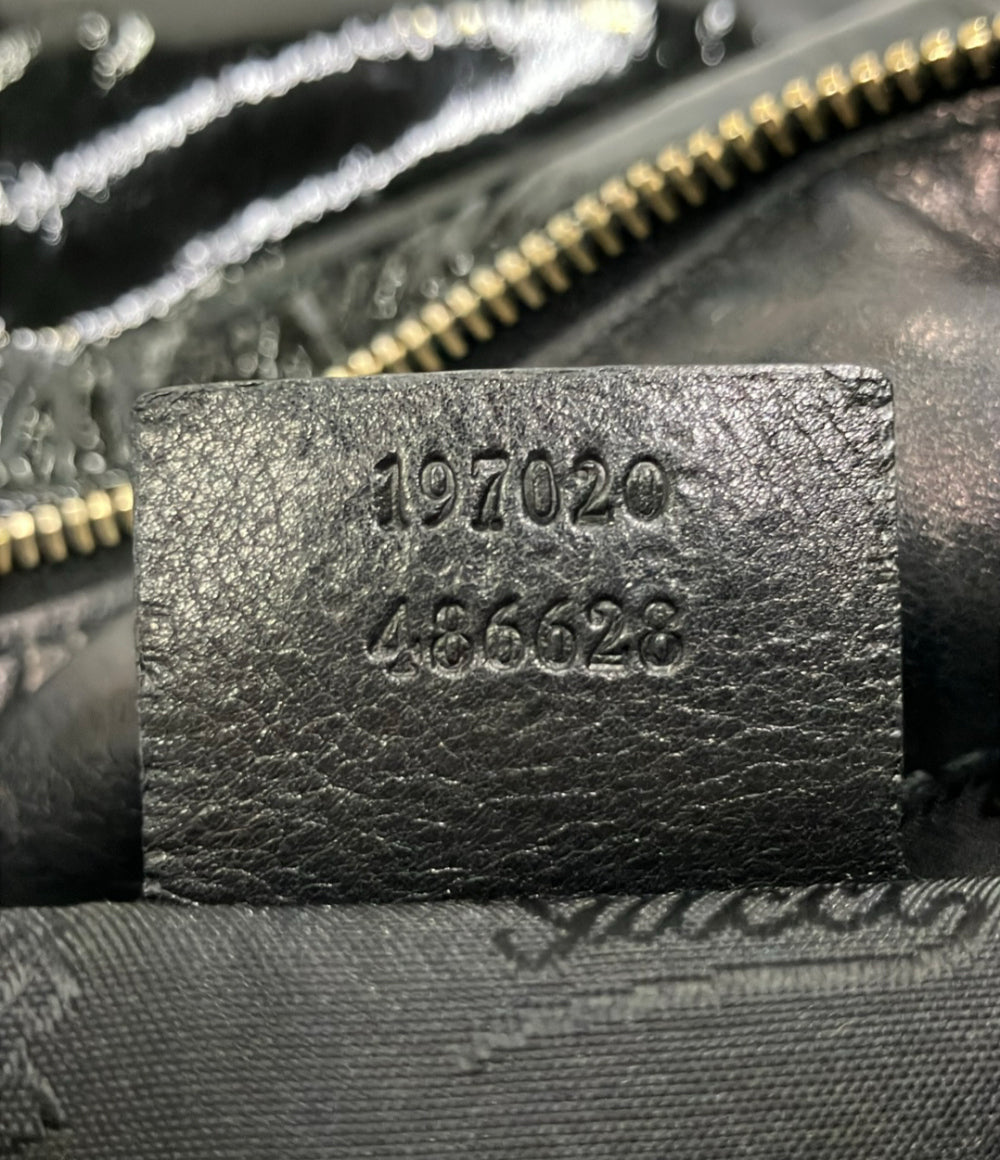 GUCCI ハンドバッグ エナメル 197020 486628 レディース グッチ