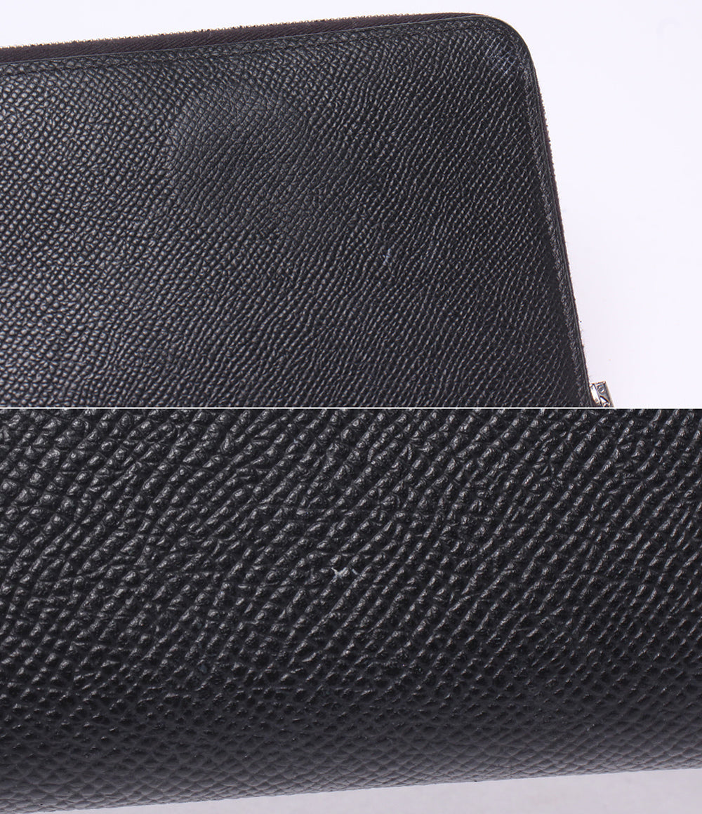 HERMES ラウンドファスナー長財布 シルバー金具 Z刻印 アザップシルクイン メンズ エルメス