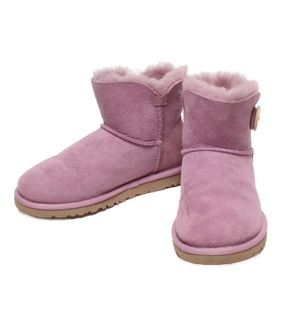 アグ  ムートンブーツ ショートブーツ  ミニベイリーボタン    レディース SIZE 22.0 (XS以下) UGG