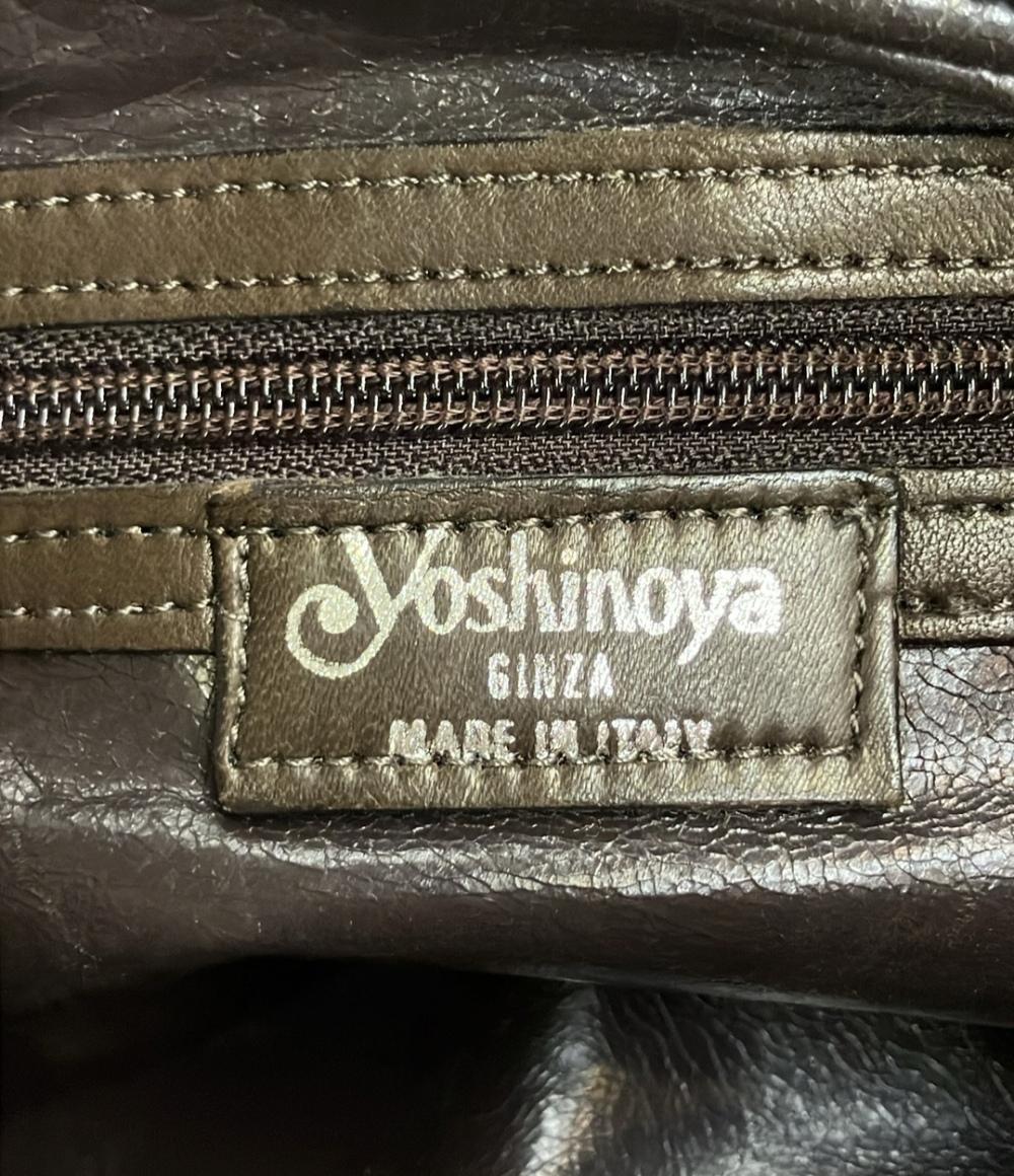 銀座ヨシノヤ GINZA Yoshinoya ☆未使用 ハンドバッグ パイソン メッシュ グレー/055358 幻のメッシュバッグ！！ - 履きよさは、美しさ。銀座ヨシノヤ