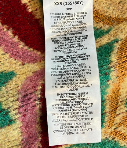 美品 グッチ アディダス リバーシブル ニット ブルゾン レディース SIZE XXS GUCCI adidas