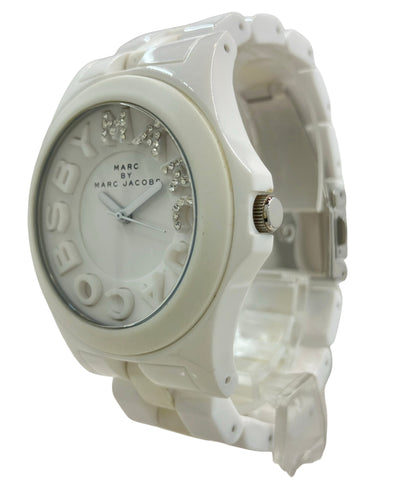 MARC BY MARC JACOBS 腕時計 クオーツ ホワイト MBM4523C レディース マークバイマークジェイコブス