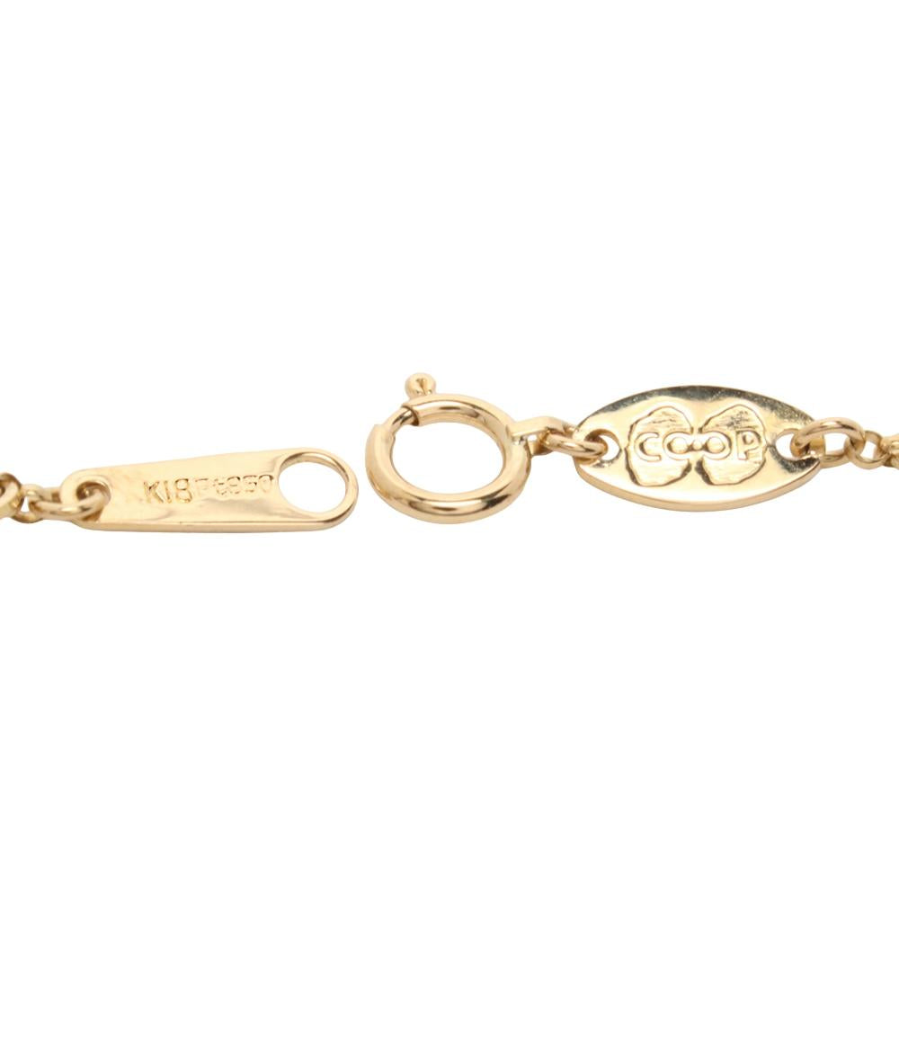 美品 ネックレス K18 Pt850 レディース COOP