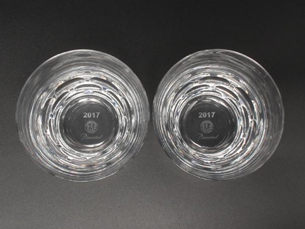 美品 Baccarat イヤータンブラー グラス 2点セット ペア 2017 ルチア バカラ
