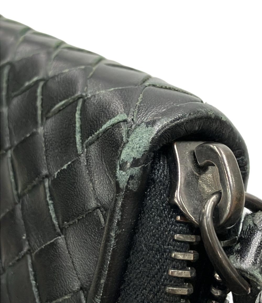 BOTTEGA VENETA ラウンドファスナー長財布 イントレチャート レディース メンズ ボッテガ・ヴェネタ