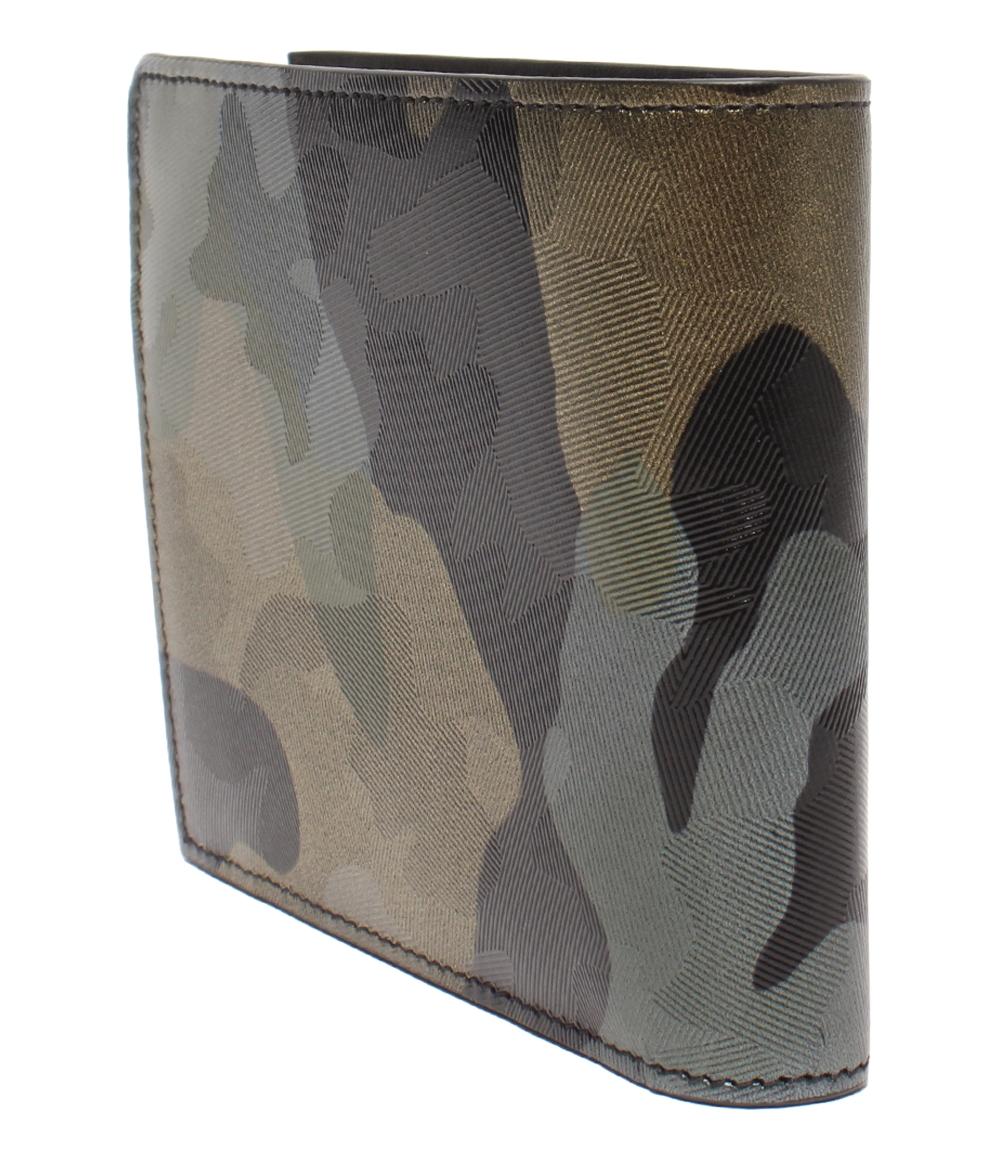 美品 エンポリオ・アルマーニ 二つ折り財布 メンズ Emporio Armani