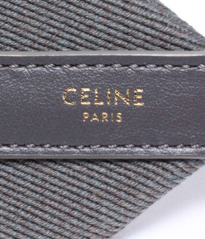 美品 セリーヌ ショルダーストラップ ジャガード ロングストラップ レディース CELINE