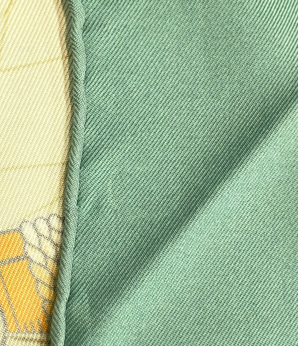 HERMES スカーフ カレ90 シルク100% バラード・オセアン(海の散歩) レディース エルメス